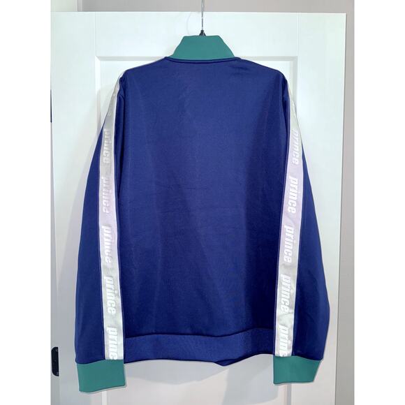 Prince Pickleball Men’s Jacket XXL Full Zip Navy Blue NWT - Picture 6 of 8